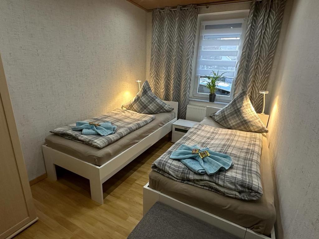 Christels Ferienwohnung 2 In Thale Mit Ueberdachter Terrasse, Kueche Mit Tv & Geschirrspueler 外观 照片