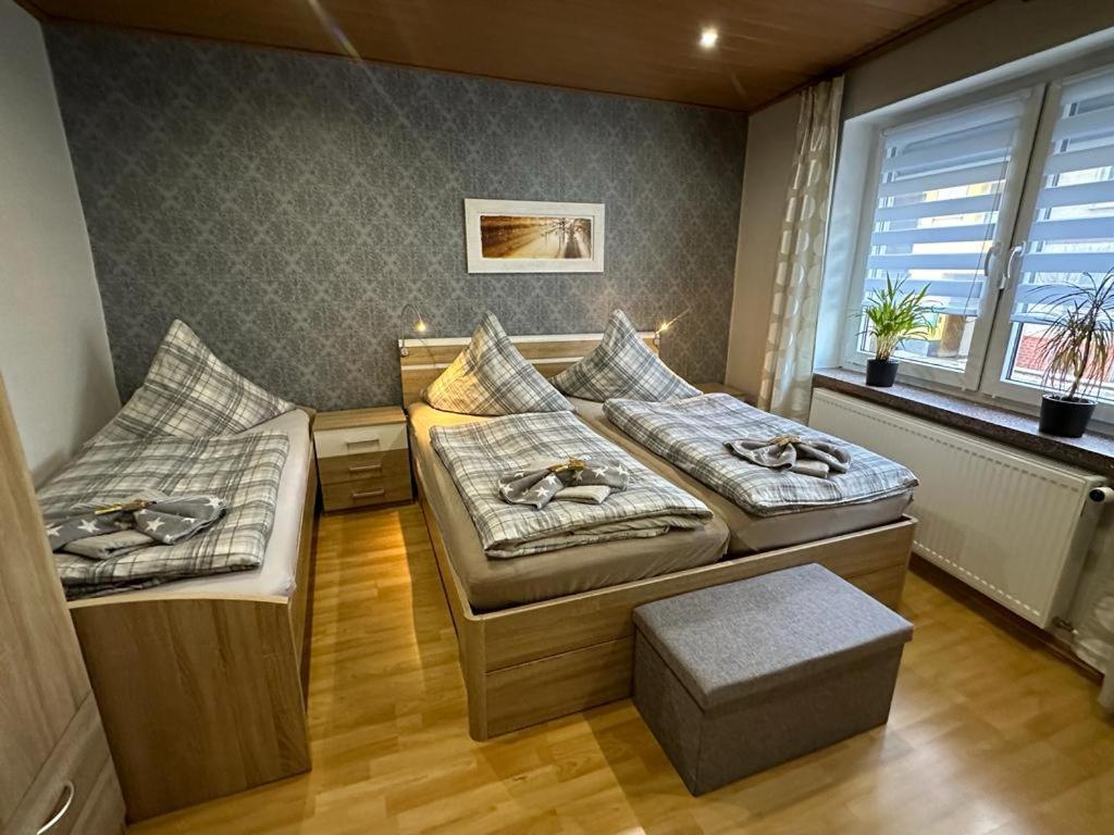 Christels Ferienwohnung 2 In Thale Mit Ueberdachter Terrasse, Kueche Mit Tv & Geschirrspueler 外观 照片