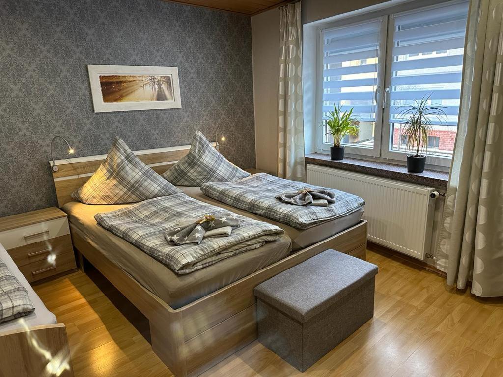 Christels Ferienwohnung 2 In Thale Mit Ueberdachter Terrasse, Kueche Mit Tv & Geschirrspueler 外观 照片
