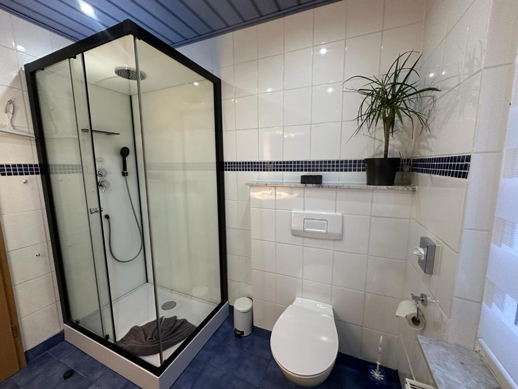 Christels Ferienwohnung 2 In Thale Mit Ueberdachter Terrasse, Kueche Mit Tv & Geschirrspueler 外观 照片