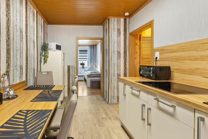 Christels Ferienwohnung 2 In Thale Mit Ueberdachter Terrasse, Kueche Mit Tv & Geschirrspueler 外观 照片