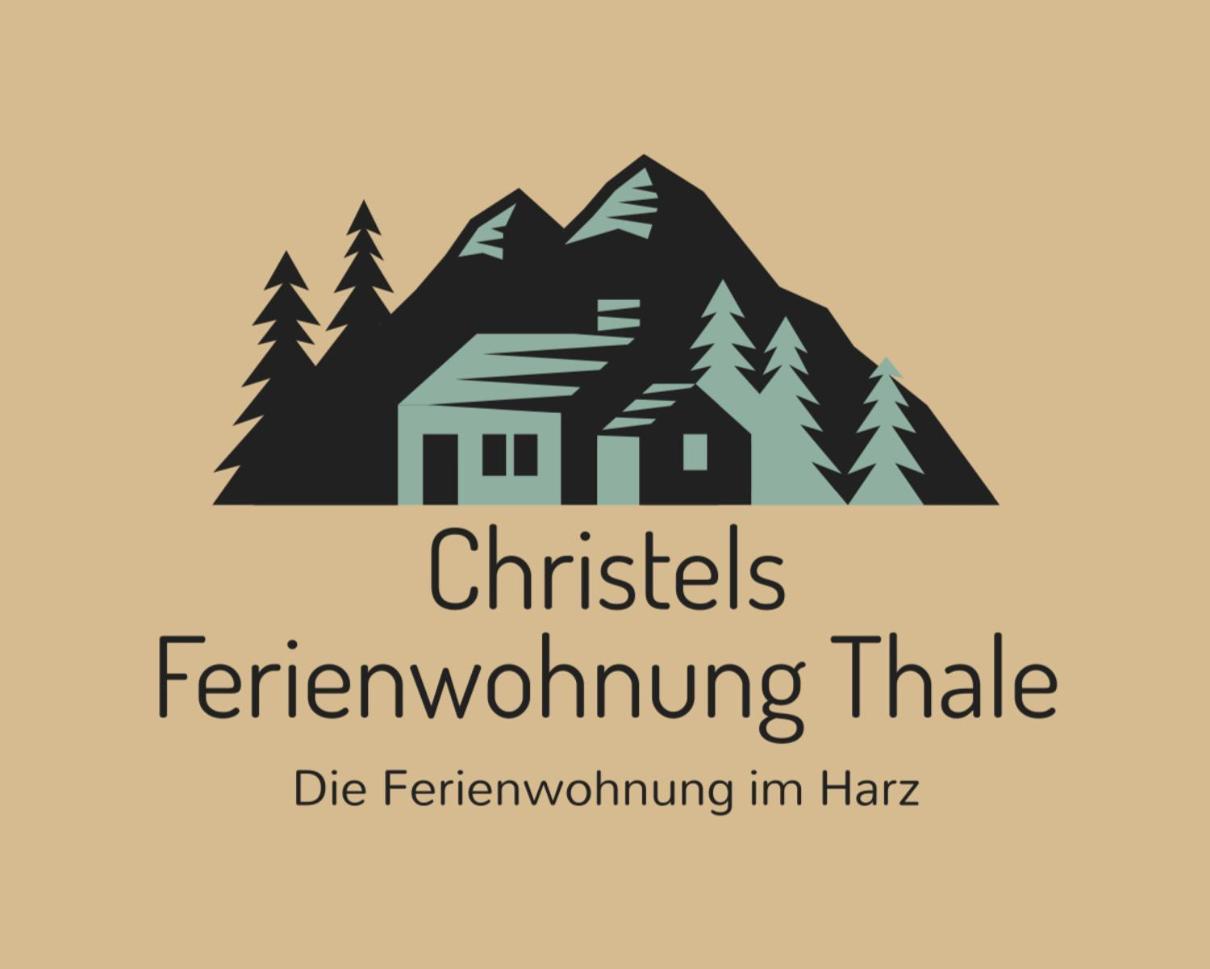 Christels Ferienwohnung 2 In Thale Mit Ueberdachter Terrasse, Kueche Mit Tv & Geschirrspueler 外观 照片